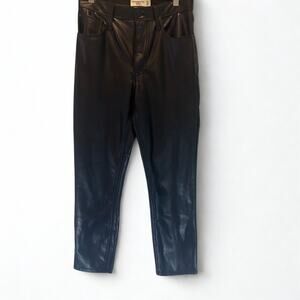 Abercrombie/Fitch Super Skinny Ankle High Rise Faux Leather Pants, Size 27